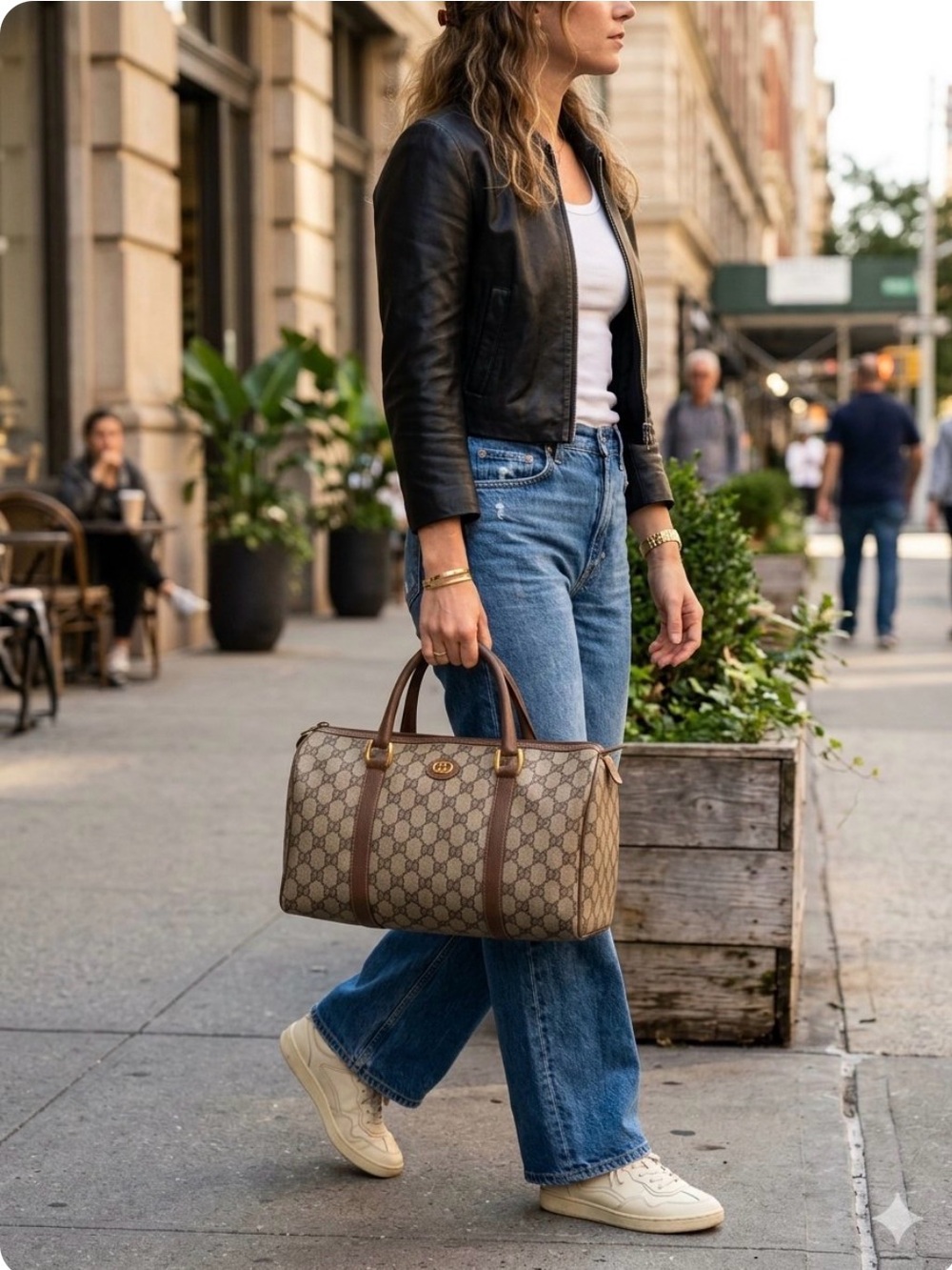 Gucci GG Supreme Boston Bag